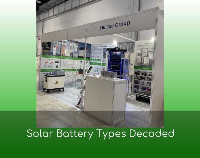 Solar Battery Types Decoded
